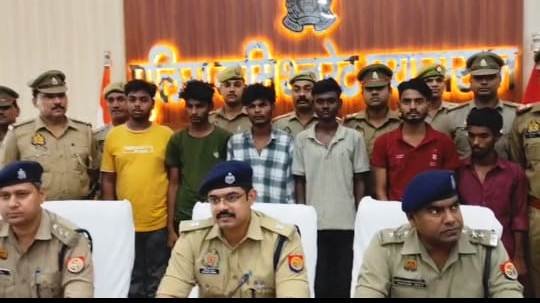 प्रयागराज  चोरी की बाइकों से छिनैती करने वाले गैंग का भंडाफोड़