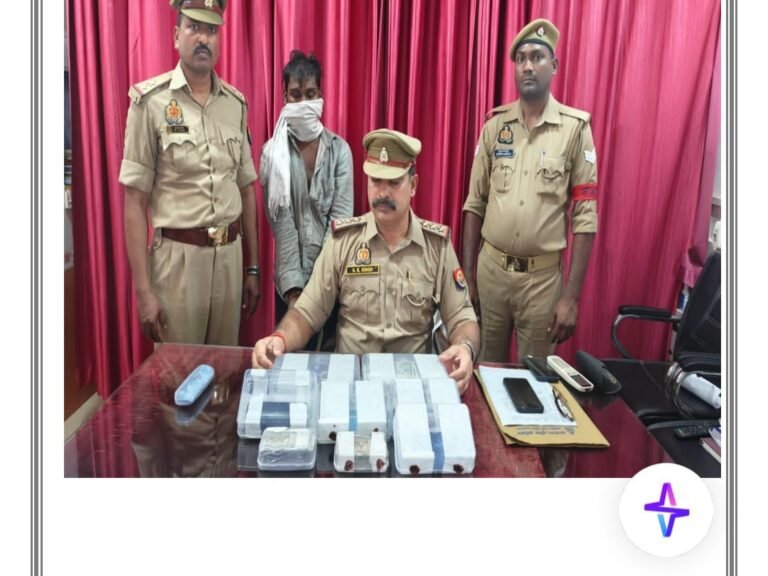 Chandauli News:DDU जीआरपी ने धर दबोचा मोबाइल चोर,बरामद हुए लाखों के चोरी के फोन और नकदी