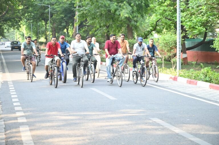 ‘संडे ऑन साइकिल’ अभियान के तहत बरेका में आयोजित हुई भव्य साइकिल रैली