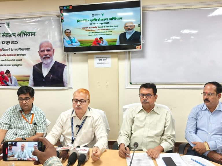 विकसित कृषि संकल्प अभियान के तहत अबतक 44 हजार से ज्यादा किसानों के साथ किया गया संवाद–डॉ. राजेश