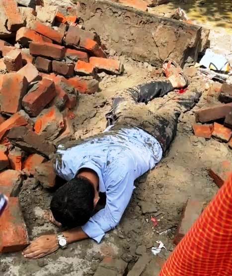 जर्जर दीवार गिरने से कांस्टेबल की मौत, तेज बारिश बनी वजह
