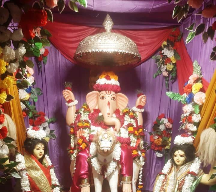 नूतन बालक गणेशोत्सव समाज सेवा मंडल  में दूसरे  दिन भी  रहा गणेशोत्सव की धूम