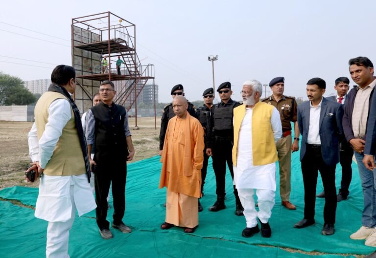 मुख्यमंत्री योगी आदित्यनाथ ने किया जंबूरी स्थल का निरीक्षण, विश्वस्तरीय व्यवस्थाओं को सुनिश्चित करने के दिए आदेश
