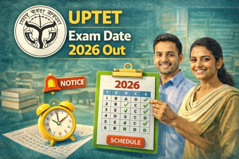 यूपीटीईटी-2026 का ऐलान, जुलाई में तीन दिन होगी परीक्षा