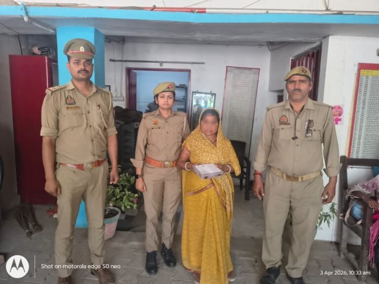 विषय थाना मिर्जामुराद पुलिस द्वारा झपट्टा मारकर मंगलसूत्र छीनने वाली अभियुक्ता को मंगलसूत्र सहित गिरफ्तार